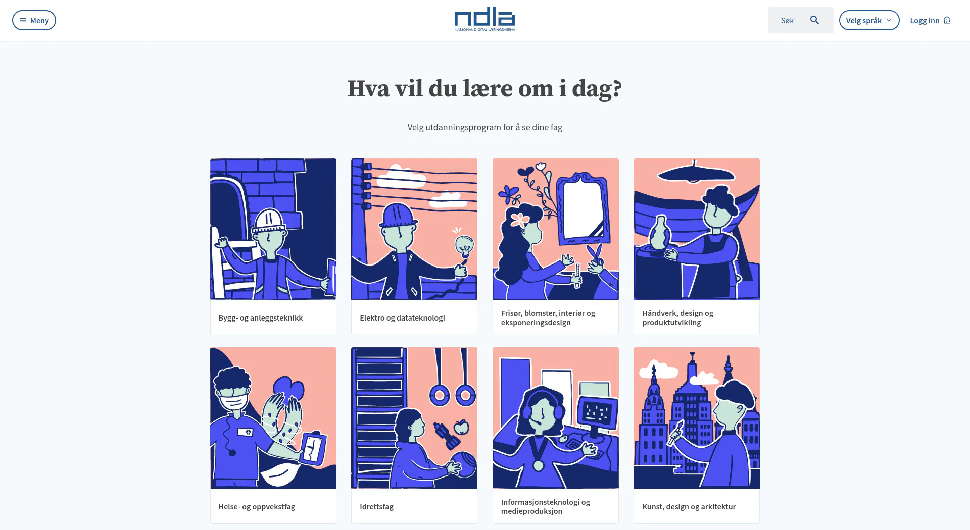 NDLA-Project screenshot