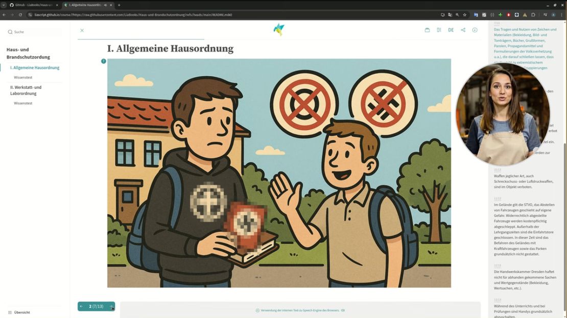 From PDF to LiaScript Course — Speedrun with AI