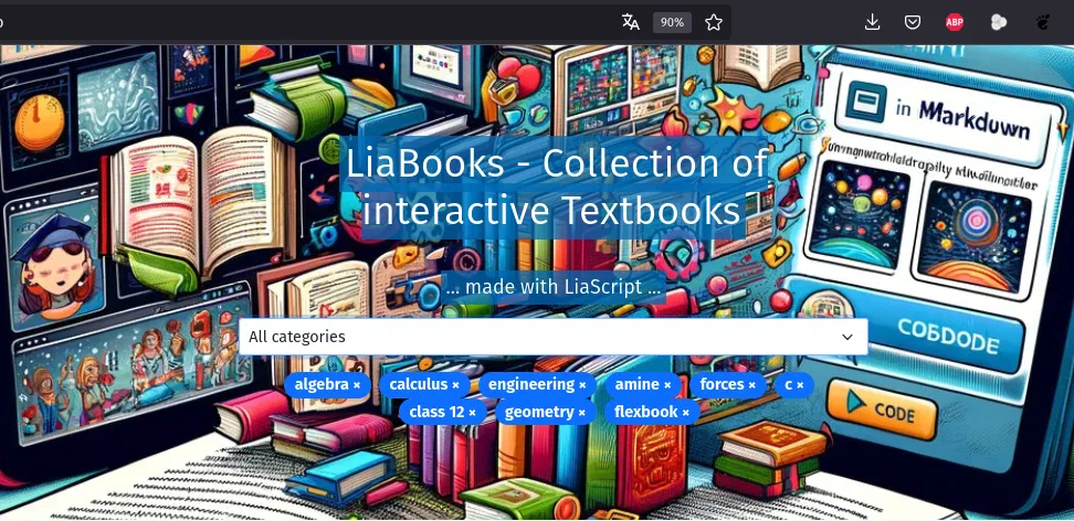 Screenshot: selecting tags in the filter dropdown